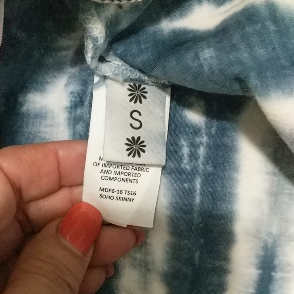 NWT  ~ SHOW ME YOUR MUMU Soho Tie-dye Skinny Jeans - Picture 6 of 8